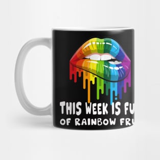 This week is full of rainbow fruit Mug